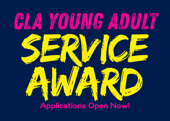 CLA Young Adult Service Award Applications Now Open